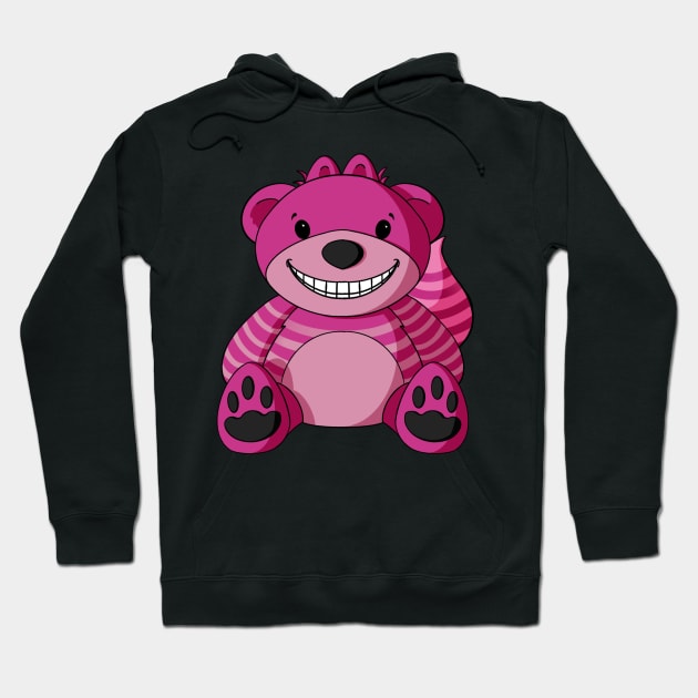 Cheshire Cat Teddy Bear Hoodie by Alisha Ober Designs